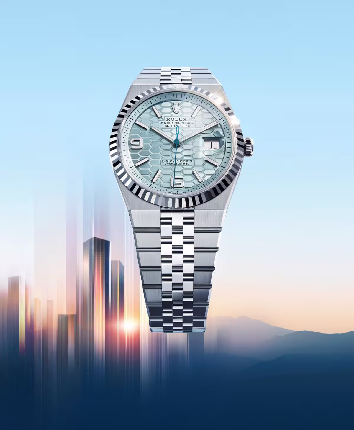 new watches 2025 land dweller blue dial roller m127336 0001 2501fj 001